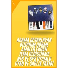 Esplendor 7 Kordonlu Akıllı Saat Siyah Kasa Dokunmatik Ekran Uyku ve Sağlık Takibi
