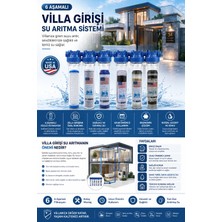Aquatime Villa Girişi Su Arıtma Cihazı - Delüx 6lı Filtrasyon Sistemi
