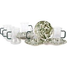 Es Dekor Willow 6lı Çay Seti 180ML Mutfak Fincan
