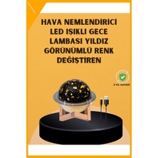 Esplendor Projektör Işıklı, Aromaterapi Uyumlu Mini Masaüstü Hava Nemlendirici Cihaz