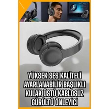 Esplendor Kablosuz Bluetooth Kulaklık Anc/enc Destekli Kulak Üstü Yüksek Ses Kaliteli