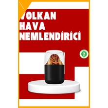 Esplendor Volkanik Tasarımlı LED Işıklı Ultrasonik Nemlendirici