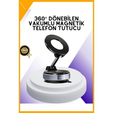 Esplendor Manyetik Araç Telefon Tutucu 360 Derece Dönebilen Vakumlu Stand