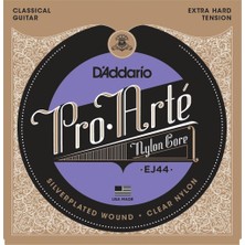 7Nota D'addario EJ44 Yeni Klasik Tel Set Extra Hard Tension Silver