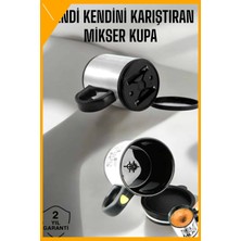 Esplendor Yazılı Mug Kupa Karıştırıcı Özelliği ve Paslanmaz Çelik