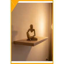 Esplendor Dekoratif Sarı Insan Figürü Modern Masa ve Raf Süsü
