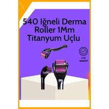 Esplendor Evde Güvenli Kullanım Için Titanyum Derma Roller – Siyah Saplı