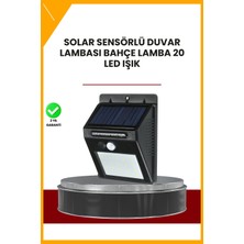 Esplendor Bahçe ve Dış Mekanlar Için Güneş Enerjili 20 LED Hareket Sensörlü Lamba