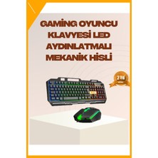 Esplendor Mekanik LED Gaming Klavye Mouse Seti – Yüksek Tepki ve Ergonomi