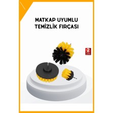 Esplendor 3’lü Matkap Temizlik Fırçası Seti – Banyo, Mutfak ve Araç Jantı Için Etkili