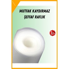 Esplendor Şeffaf Mutfak Raflığı ve Çekmece Kaplaması Kaydırmaz Pvc