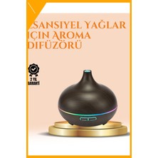 Esplendor 550 ml Ultrasonik Yağ Difüzörü ve Soğuk Buhar Nemlendirici