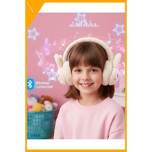 Esplendor Kablosuz Peluş Bluetooth Kulaklık Mikrofonlu Şarjlı Müzik Çalar