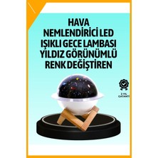 Esplendor USB ile Çalışan Projektörlü Aromaterapi Nemlendirici Masaüstü Kullanım Için Uygun