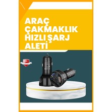Esplendor 55W Hızlı Şarj Araç Çakmaklık Adaptörü Qc 3.0 Pd