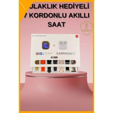 Esplendor Akıllı Saat Bluetooth Kulaklık Hediyeli Bildirim Görme Sesli Görüşme Çoklu Kordon