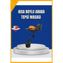 Esplendor Ayarlanabilir Araç Içi Bardaklık Tepsisi 9 Inç Geniş Alan ve Telefon Standlı