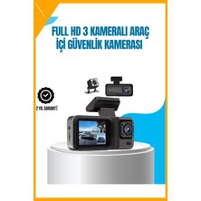Esplendor 3 Kameralı Araç Içi Kayıt Cihazı 1080P Full Hd Gece Görüşlü ve Wi-Fi Bağlantılı