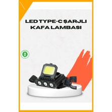 Esplendor USB Şarjlı Kafa Feneri 800 Lumen Ayarlanabilir Cob ve Xpe LED