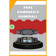 Esplendor 4 Kameralı Araç Kayıt Cihazı Full Hd Park Izleme Gece Görüş