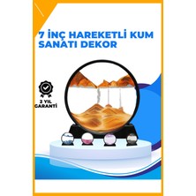 Esplendor Döndürülebilir Dinamik Kum Tablosu – Stres Giderici, Yüksek Kaliteli Cam ve Doğal Kum ile Sanatsal Masa Dekoru