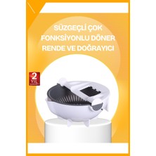 Esplendor 5 Fonksiyonlu Döner Süzgeçli Rende ve Dilimleyici Aparat