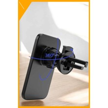Esplendor Kablosuz Şarj Aleti Magsafe Araç Içi Manyetik Şarj 15W Ios Uyumlu