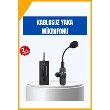Esplendor Kablosuz 2.4 Ghz Yaka Mikrofonu – 60 M Menzilli, Gürültü Azaltıcı, Şarjlı ve Taşınabilir
