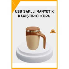 Esplendor Şarjlı Otomatik Karıştırıcı Kupa Manyetik Mix Kupa Paslanmaz Çelik Iç Astar
