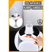 Esplendor Katlanabilir Taşınabilir Kamp Lambası Işıldak Beyaz Işık Güneş Enerjili Solar Aydınlatma