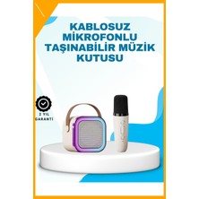 Esplendor Karaoke Mikrofon Hoparlör Seti Bluetooth Kablosuz Taşınabilir
