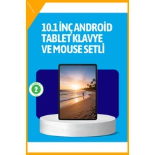 Esplendor Android 15 Tablet Klavyeli Mouse’lu Profesyonel Set