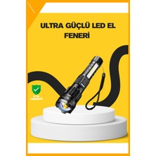 Esplendor Güçlü LED El Feneri Şarj Edilebilir Çok Modlu