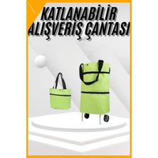 Esplendor Katlanabilir Tekerlekli Pazar Market Çarşı Arabası Market Alışveriş Çantası