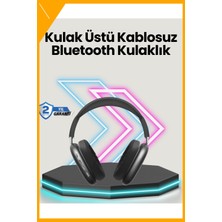 Esplendor Bluetooth V5.0 Kablosuz Kulak Üstü Kulaklık | Katlanabilir, Mikro USB Girişli