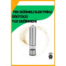Esplendor Şeffaf Hazneli Elektrikli Tuz Karabiber Öğütücü Pilli Taşınabilir Mutfak Aleti