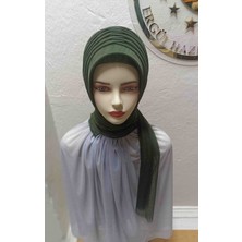 Ergül Hazır Duvak Simsiz Kına Yeşili Tekli Model Hazir Turban,hazır Duvak,hazır Şal,abiye Şal, Düğün,sünnet,mezuniyet