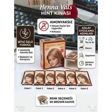 Henna Vals Hint Kınası 10 G 6 Ad Kahve Rengi (Brown) Amonyaksız