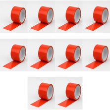 Omeyva Takviyeli Tamir Bandı - Izolasyon Onarım Çadır Bandı - Turuncu - 48 mm x 10 Yrd - 10 Rulo