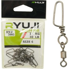 RYUJI RYJ 3005 Klipsli Fırdöndü No:5 Çeker Kg:8 (10 Adet)