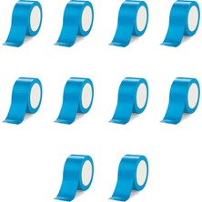Omeyva Takviyeli Tamir Bandı - Izolasyon Onarım Çadır Bandı - Mavi - 48 mm x 10 Yrd - 10 Rulo