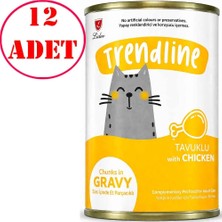 Trendline Tavuklu Kedi Konservesi 400 gr 12 Ad