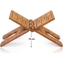 Akıncı Tekstil Ahşap Rahle - Oyma Desen - 55 cm
