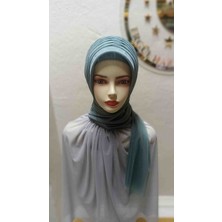 Ergül Hazır Duvak Simsiz Mint Yeşili Tekli Model Hazir Turban,hazır Duvak,hazır Şal,abiye Şal, Düğün,sünnet,mezuniyet