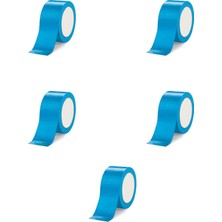 Omeyva Takviyeli Tamir Bandı - Izolasyon Onarım Çadır Bandı - Mavi - 48 mm x 10 Yrd - 5 Rulo