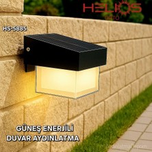 Helios (HS-5885) 15W Solar Duvar Aplik ( 3 Renk - Beyaz + Günışığı + 4000K )