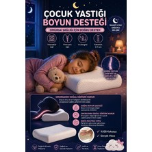 EpiRelax Rahat Uyku İçin Çocuk Yastığı – Boyun Destekli Ortopedik Visco Çocuk Yastığı