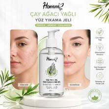Homm Bitkisel Life Çay Ağacı Yağlı Yüz Yıkama Jeli 250 ml Akne Karşıtı Etkisiyle Yağlı Ciltler İçin Özel Formül