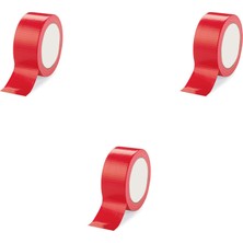 Omeyva Takviyeli Tamir Bandı - Izolasyon Onarım Çadır Bandı - Kırmızı - 48 mm x 10 Yrd - 3 Rulo