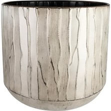 Ter Steege Caro Metal Saksı Bakır Gri 24*24CM